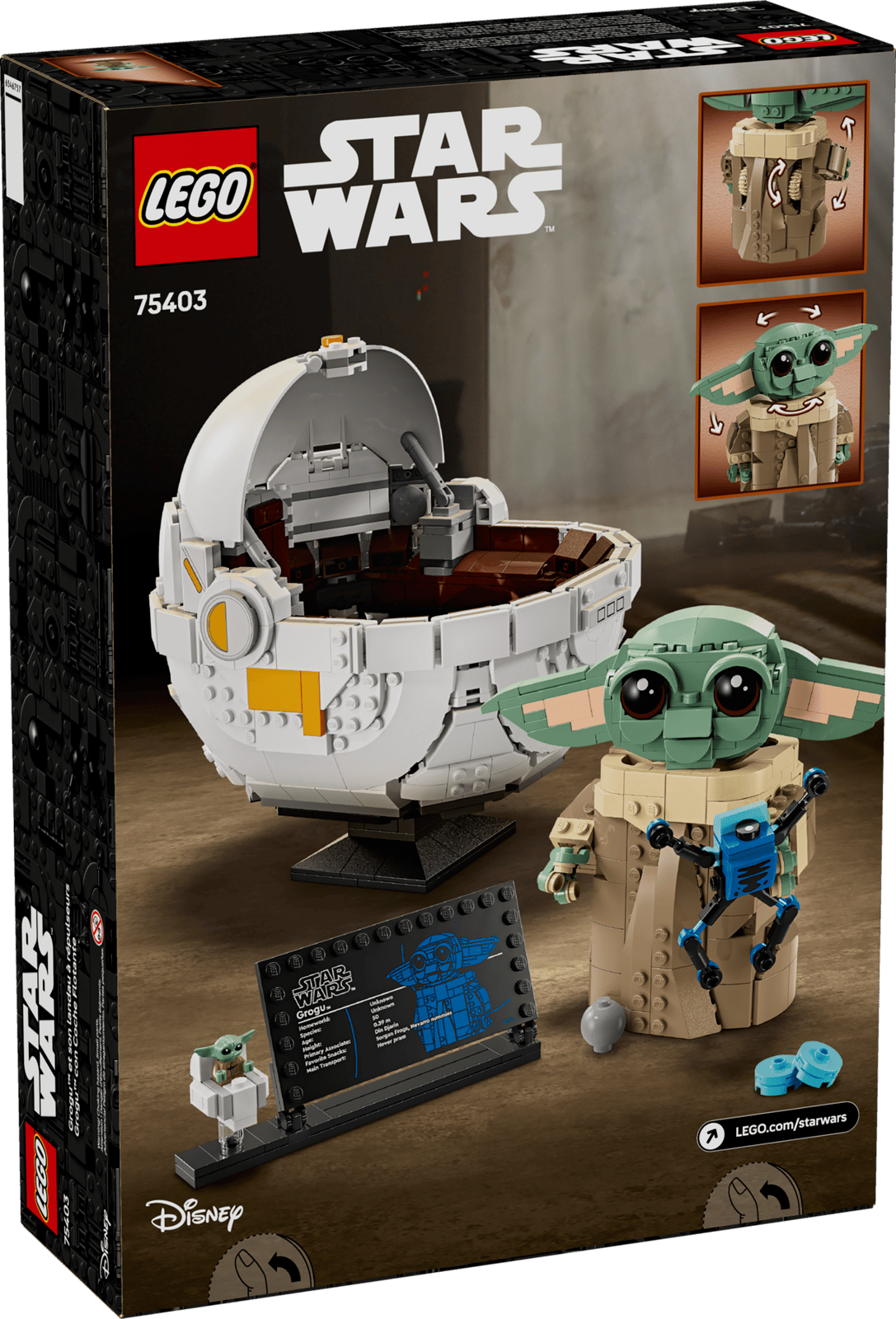 Grogu™ with Hover Pram #75403